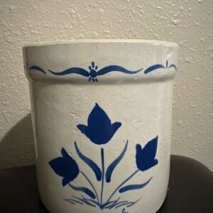 Vintage Western Stoneware salt-glazed crock